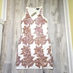 Nwt J. Crew Lined Sequin Mini Dress 0